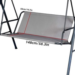 Swing Seat Cover Replacement, 600D Thickened Oxford Waterproof Chair Bench Re…