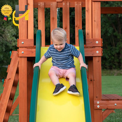 Tucson Cedar Wooden Swing Set by Backyard Discovery for Ultimate Outdoor Fun