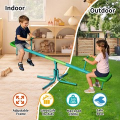 Seesaw,Swiveling 360 Degrees Toddlers Sit and Spin Teeter Totter, Kids Outdoor