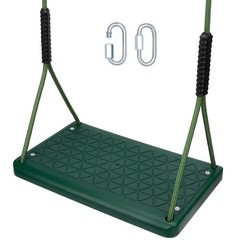 Heavy Duty Swing Seat, Non Slip Tree Swing Set with Adjustable Rope, Playgrou…