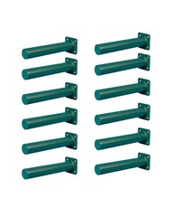 Outdoor Monkey Bars for – Set of 12, 8 Inch Single Sided Green Metal Monkey B…