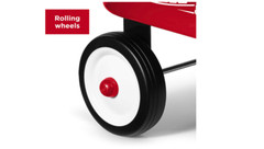Little Red Wagon Kids Play Outdoor Toy Indoor Rolling Cart Wheels Toys Basket US
