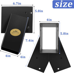 2 Swing Set Brackets for Swing Set A-Frame Heavy Duty with All Mounting Hardware