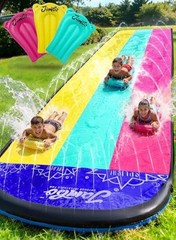 XL 20Ft Summer Vibes Premium Slip and Slide with 3 Bodyboards, Heavy Duty