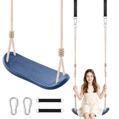 Kids Tree Swings for Trees, Heavy Duty Ergonomic Contoured Swing Seat for Blue