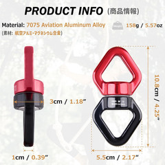 30 Kn Tree Swing Swivel Spinner, Safest Rotational Climbing Rope Devices Hanging