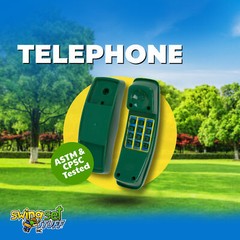 SWING SET STUFF TELEPHONE GREEN fort playground park accessories outdoor 0007