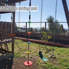 Swing Spins – 360°Spinner Swing for Kids Boys Girls Indoor Outdoor Twister Ac…