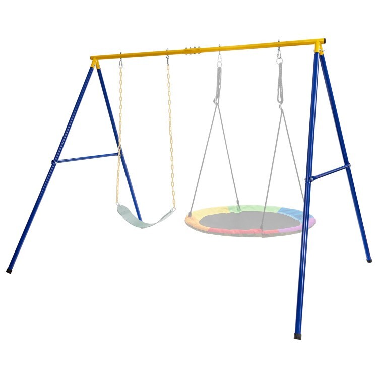 Frame Extra Large Swing Stand 660 LBS Heavy-Duty Steel Swing Anti-Slip Footpads