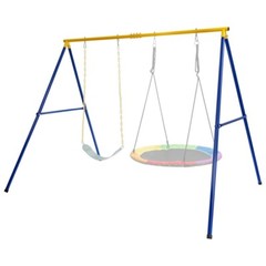 Frame Extra Large Swing Stand 660 LBS Heavy-Duty Steel Swing Anti-Slip Footpads