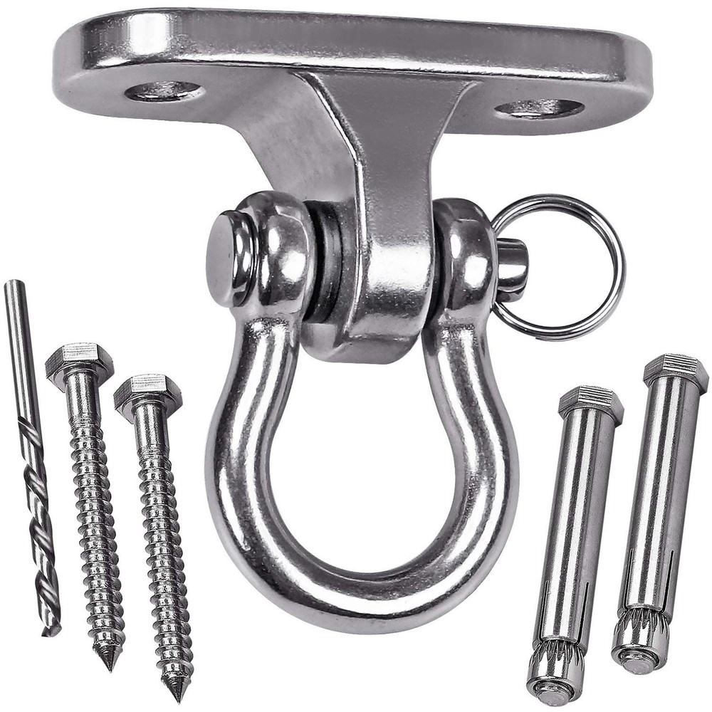 Gwongvvei Heavy Duty Swing Hanger Stainless Steel 304 Antirust, 1800 lb Capac…