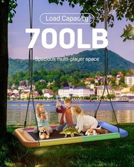 Tree Swing Kids & Adults 60″ Waterproof Rectangle Platform Swing 700lbs Heavy