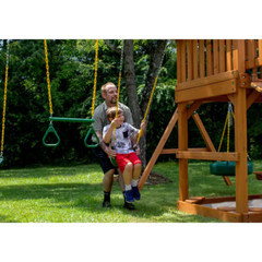 Extreme-Duty Cotton Candy Belt Swing with Pink Chains