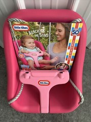 2-in-1 Snug and Secure Swing Magenta Home Indoor Children Outdoor Play Kids Sets