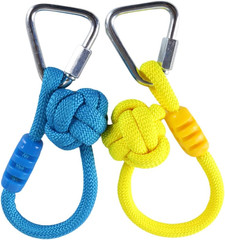 Ninja Warrior Slackline Ninja Fist Holds – Kids Backyard Grip Training Ball Acce