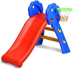 HONEY JOY Toddler Slide, Freestanding Climber Slide Playset for Multicolor