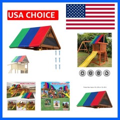 Playset Canopy Replacement Outdoor Swing Set Cover 210D Oxford Shade | 210D O…