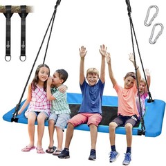 Spacious Waterproof Tree Swing with 2 Hanging Straps – Safe for Kids & Adults=