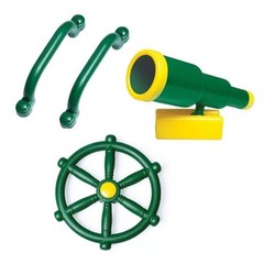 Playground Accessories for Kids Outdoor Playset Kids Telescope, Wheel, Bars
