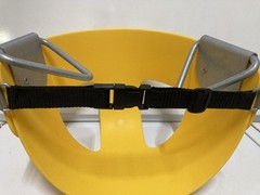 Tot Half Bucket Rubber Swing Seat w/ Safety Strap