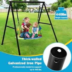 Swing Sets for Backyard, 40 Inch Flying Saucer Swing with 440lbs Capacity