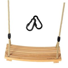 Wooden Tree Swings Tree Swing for Adults Children Kid’s Arc 17.7Lx7.8W inch