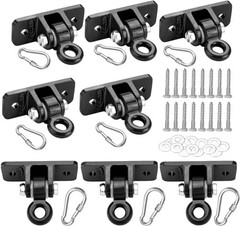 BETOOLL Heavy Duty Swing Hangers Set of 8 for Playground Porch Yoga Seat