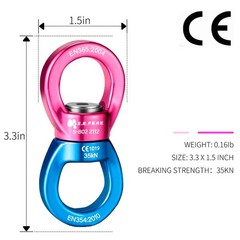 35kN Swing Swivel, CE Certified 360°Rotational Device, Silent Hanging Accesso…