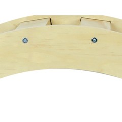 Montessori Arch Climber for Toddlers, Natural Wood, 33″ x 18″ x 3.5″