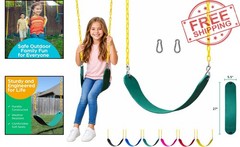 Durable Green Swing Seat Kit with Heavy Duty Chains – Easy Home Installation