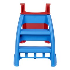 Folding Kids Slide Indoor Outdoor Activity Durable Plastic Easy Storage Fun Play