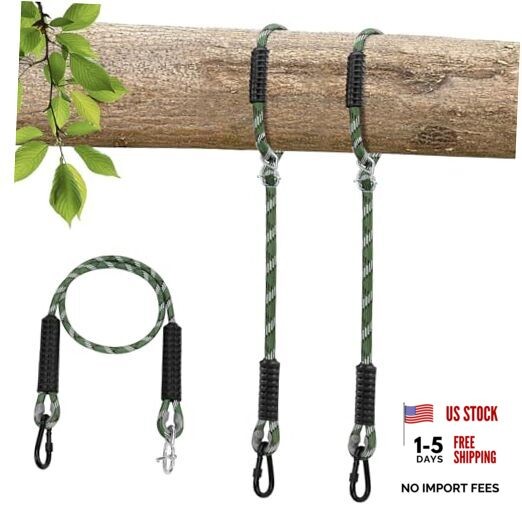 Heavy Duty Tree Swing Ropes Hammock, Adjustable Extendable 3.9ft(47″)of 2