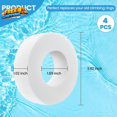 4PCS Pool Cleaner Climbing Rings, 6101611-R4 Climbing Foam Wheels Rings for Dol-