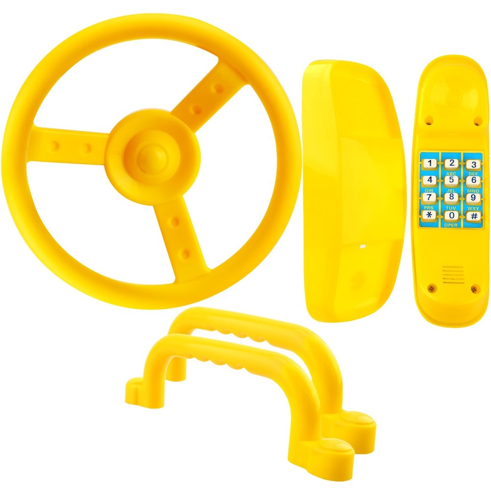 Playground Accessories Swingset Plastic Pirate Ship Steering Wheel Safety Han…