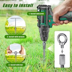Earth Anchors 30 Inch Heavy Duty Set 6