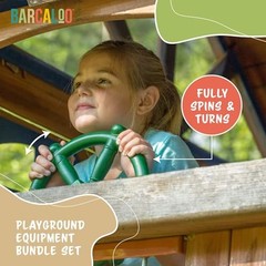 Playground Accessories for Kids Outdoor Playset Kids Telescope, Wheel, Bars