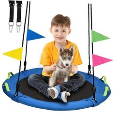 Tree Swing, Saucer Flying Swing for Kids, 900lbs Weight Capacity, with 24 Inch