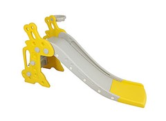 Children Slide Play Slide Freestanding Slide Basketball Hoop for Kid Games