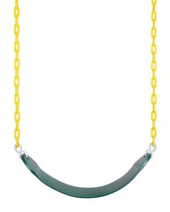 Swing Seat – Swing Set for Outside, with Heavy Duty Rust-Proof Chain Coated i…