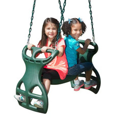 Dual-Ride Glider Swing