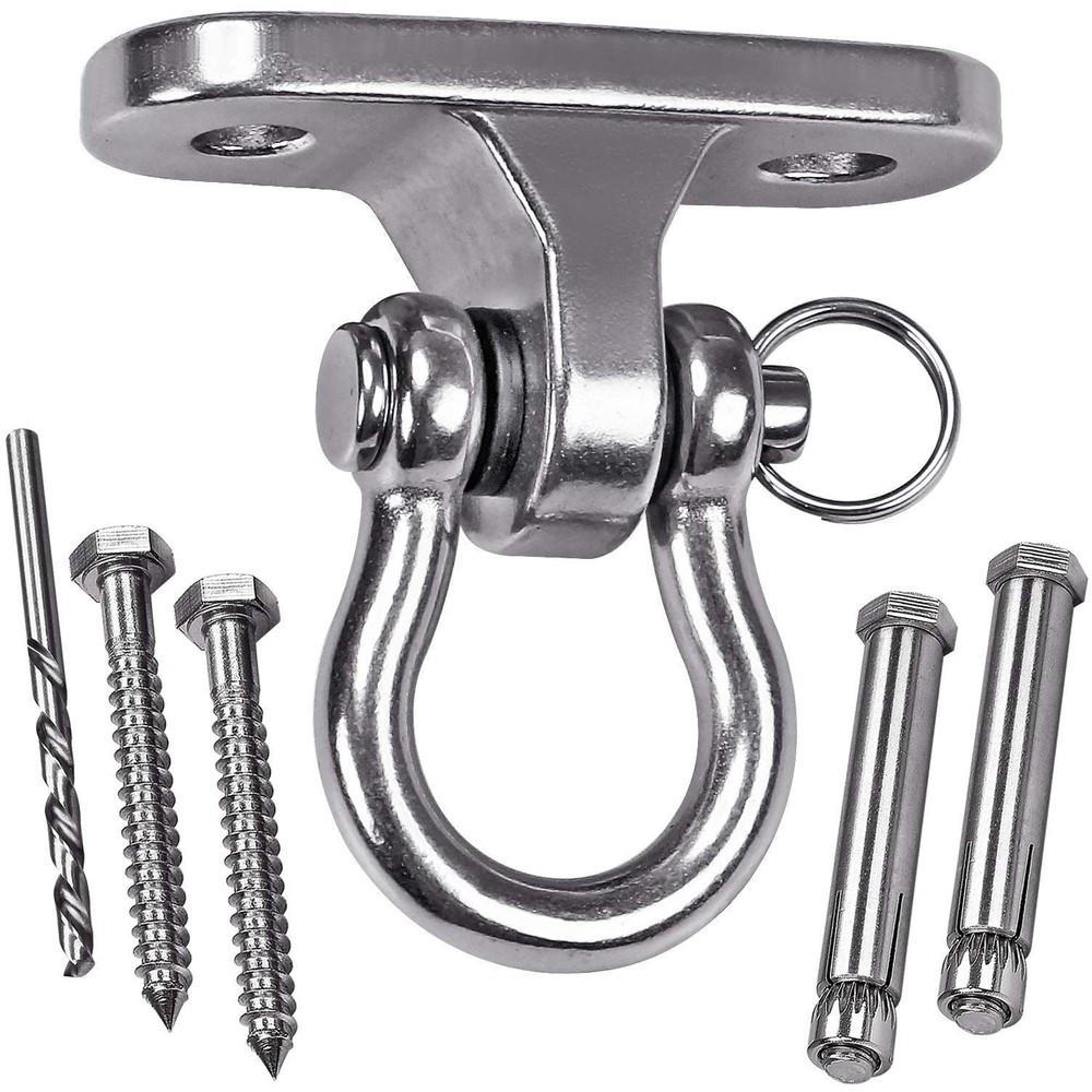 Gwongvvei Heavy Duty Swing Hanger Stainless Steel 304 Antirust, 1800 lb Capac…