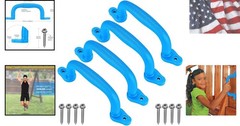 Set of 4 Safety Playground Handles,Swing Set Kids Safety Hand Grips for Plays…