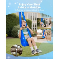 Uimoso Sensory Swing with Double-Layer Fabric, Supports Up to 300 lbs