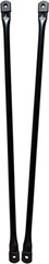 Sturdy 37" Metal Round Swing Rods – 2PCS Matte Black Replacement Solution