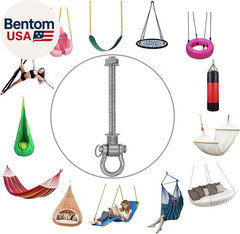 Set of 6 Permanent Antirust Heavy Duty Swing Hangers 180° Bearing Swing 1500 LB