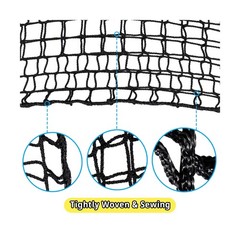 Climbing Cargo Net – 6.5′ x 9.8′, Double Layer Playground Safet… USA FAST SHIP