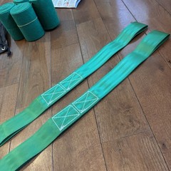 Ninja Obstacle Course Accessories – 4 Felt Tree Protectors, 1 Pair Swing Straps
