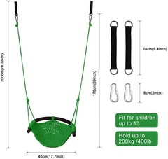Versatile Kids Swing Seat with Anti-Collision Strips – Perfect for Home & Play