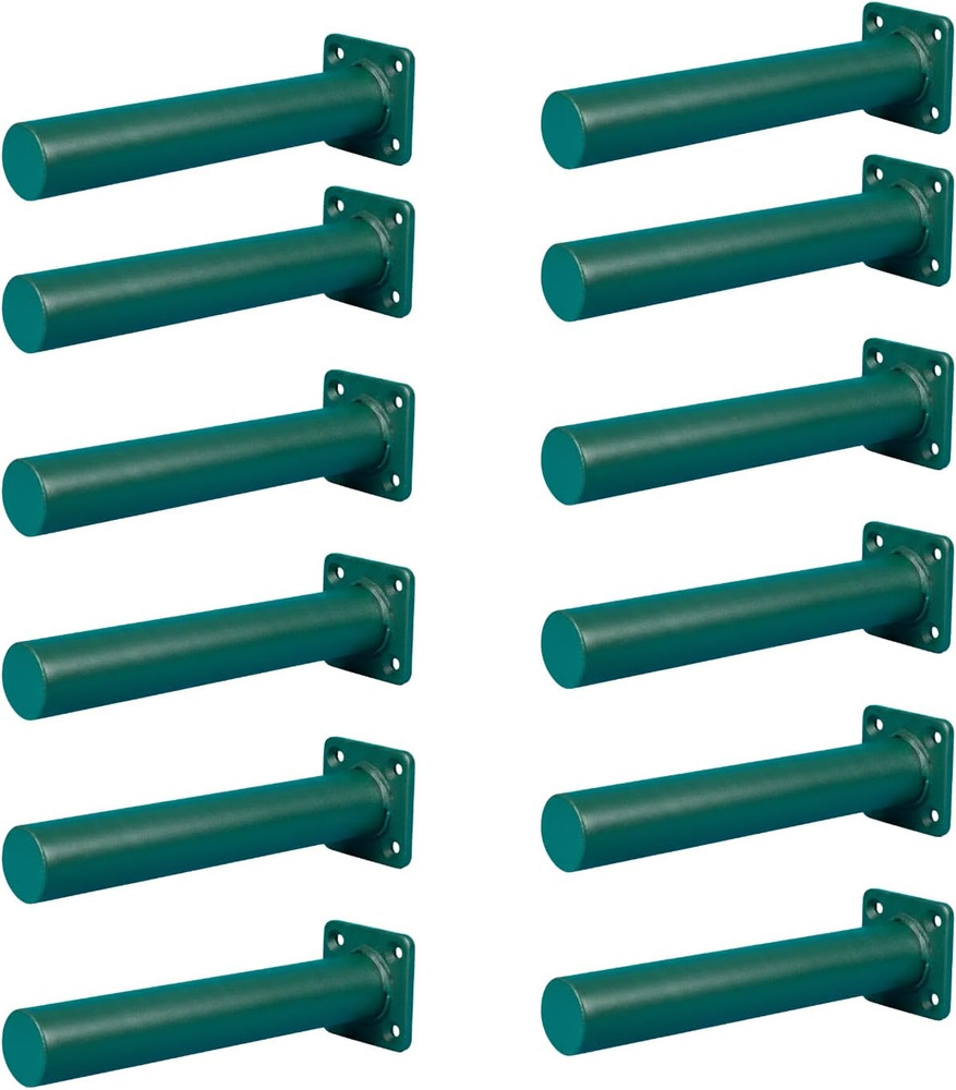 Barcaloo Outdoor Monkey Bars for Kids- Set of 12, 8 Inch Single Sided Green Meta