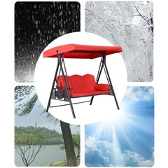 Outdoor Swing Canopy , Beige, 75 X 47 X 7.8 in